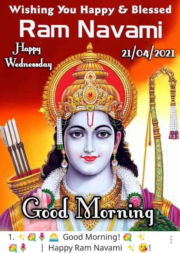 beautiful happy ram navami wishes images wallpapers