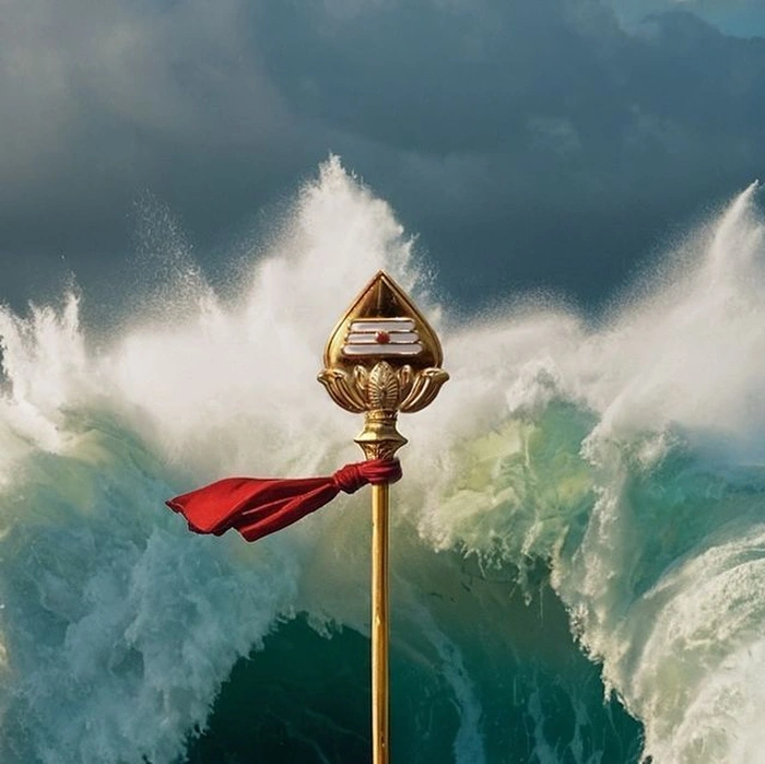 blessed lord murugan vel 3d images photo during morning prayer