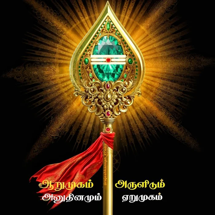colorful lord murugan vel 3d images wallpaper in the temple light