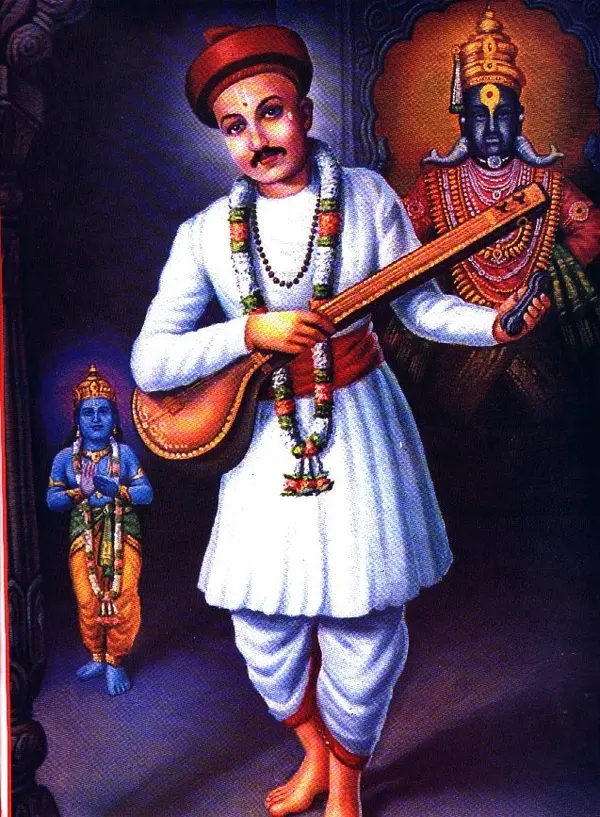 divine lord panduranga images painting blessing devotees (1)