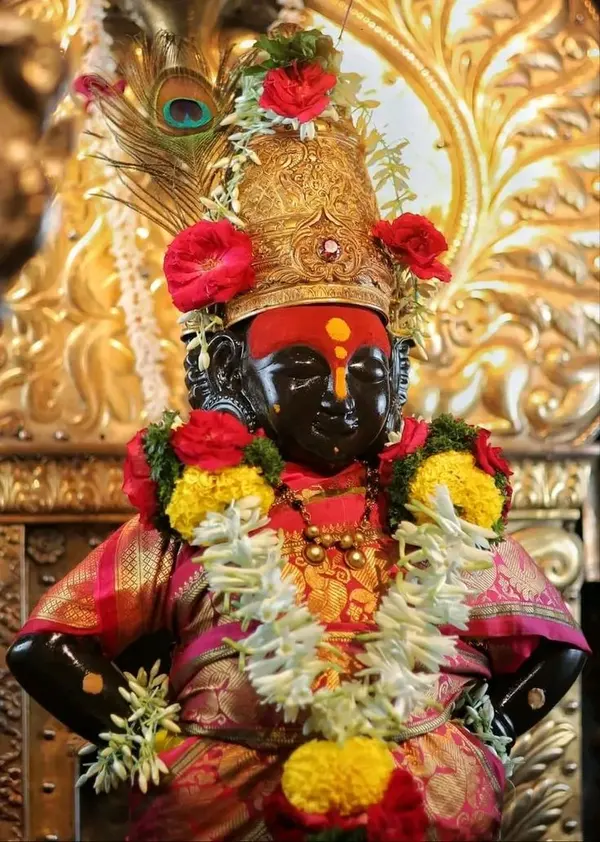 divine lord panduranga images wallpaper in artistic pose