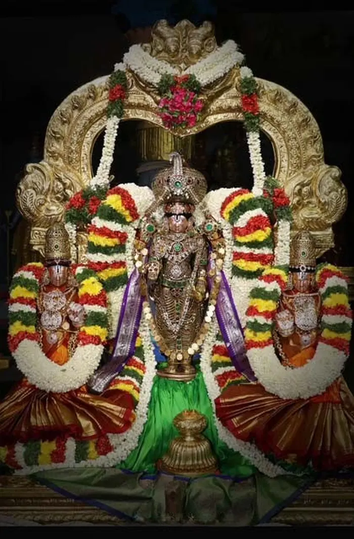 lord balaji serene face portrait