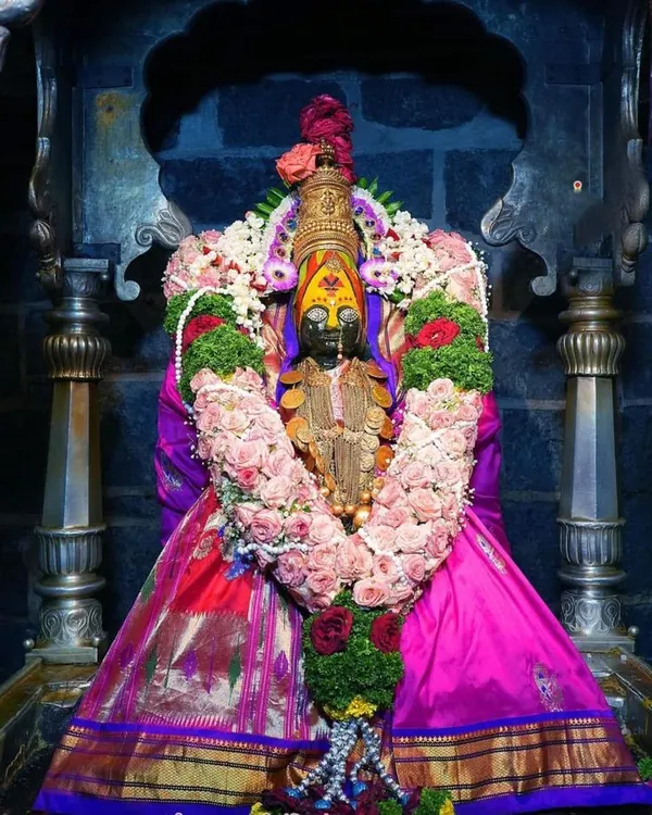 sacred lord panduranga images idol blessing devotees