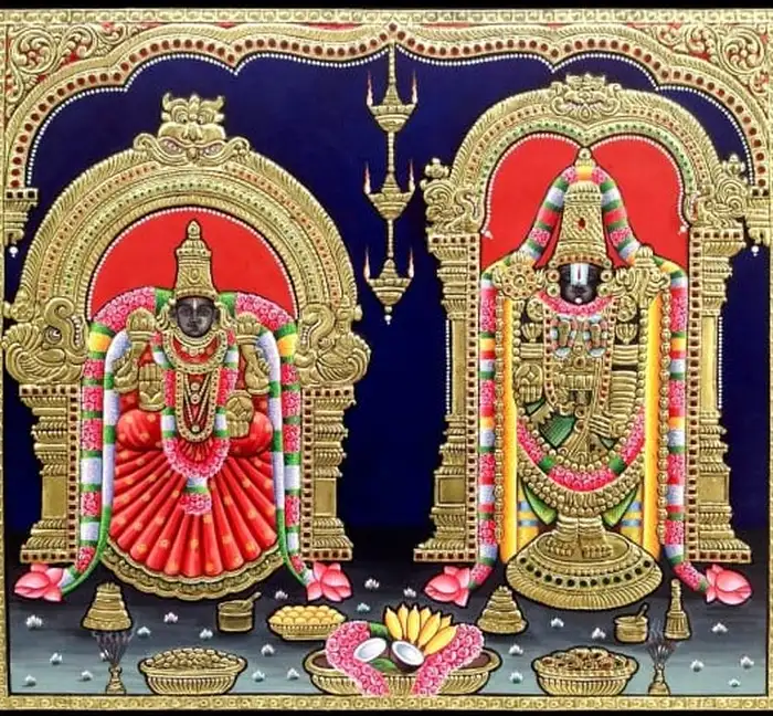 venkateswara with goddess lakshmi