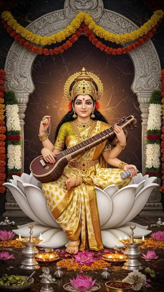 lord saraswati images 4k ultra hd