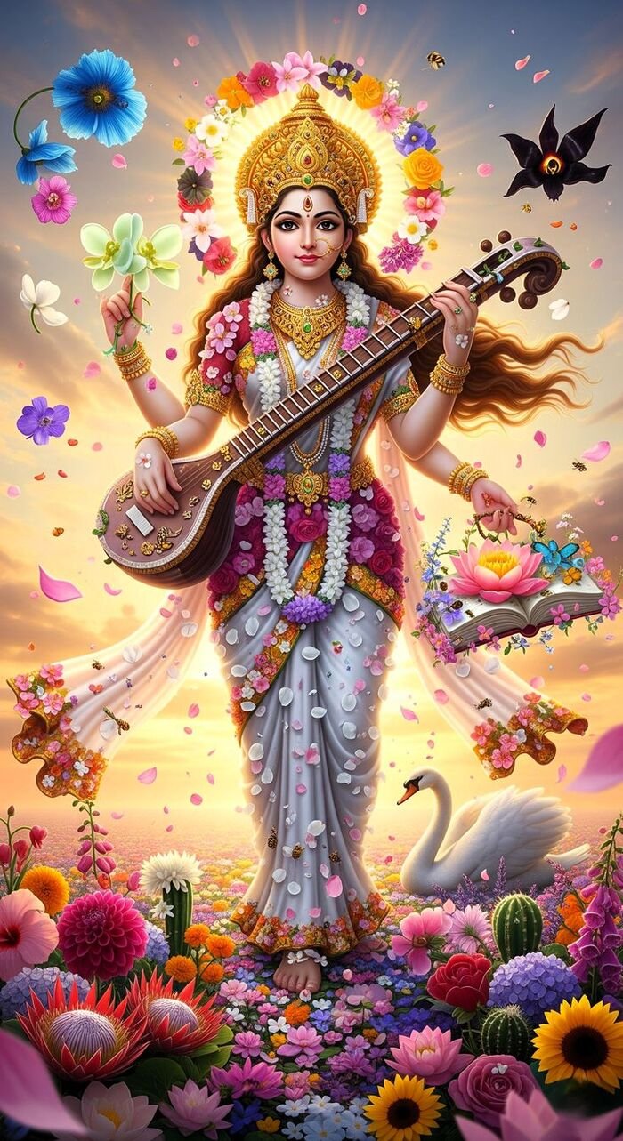 lord saraswati images