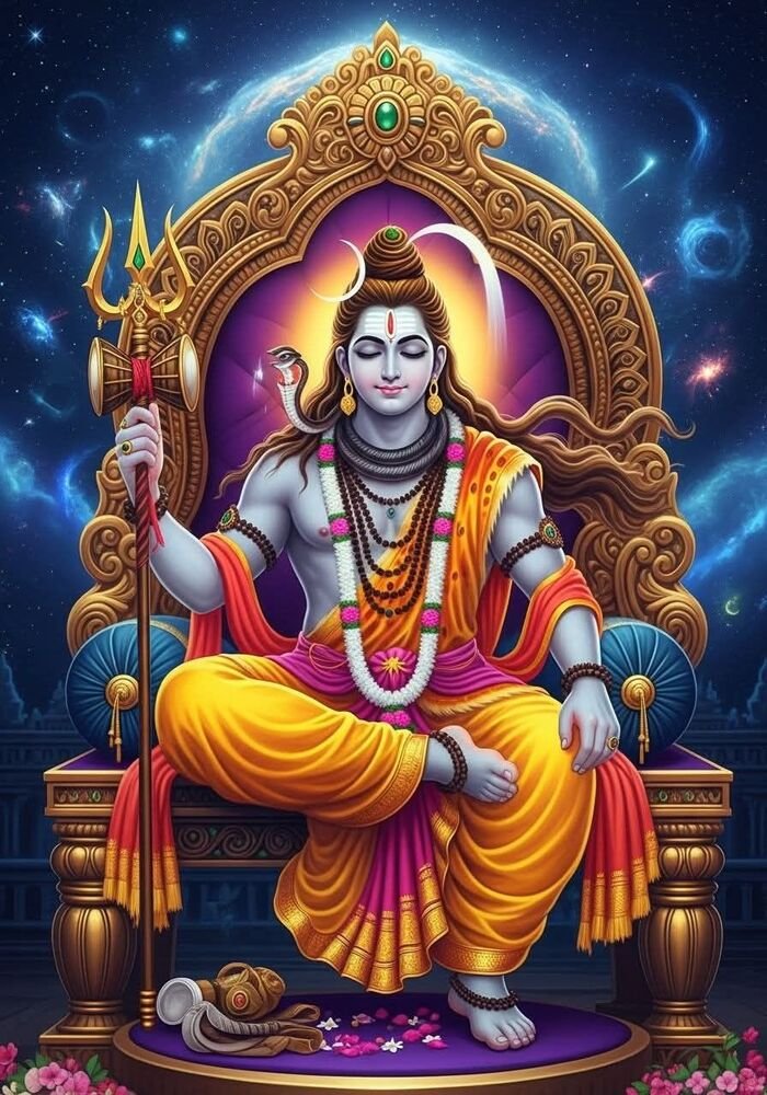 lord siva images blue aesthetic look