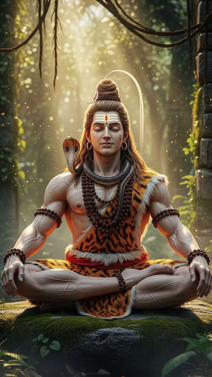 lord siva images digital painting