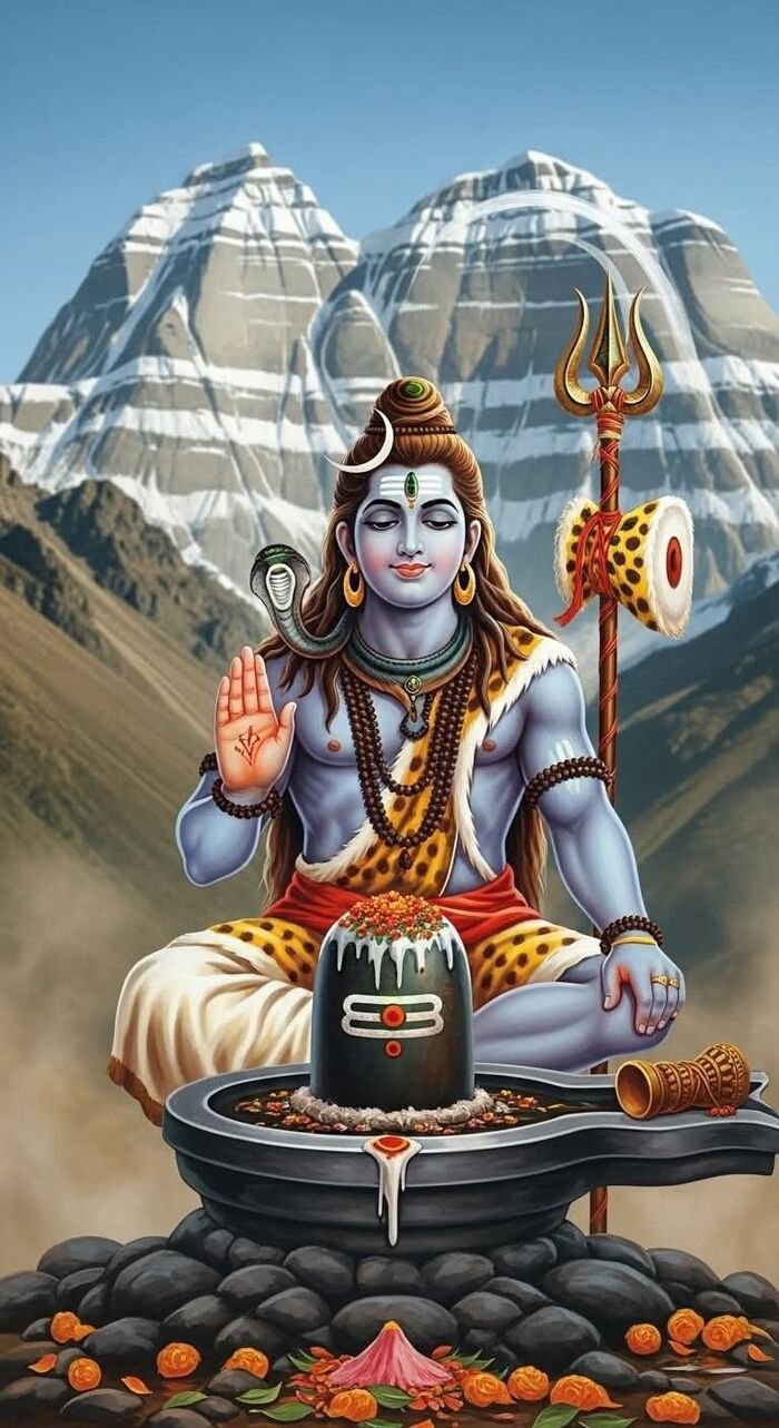 lord siva images kailash mountain theme