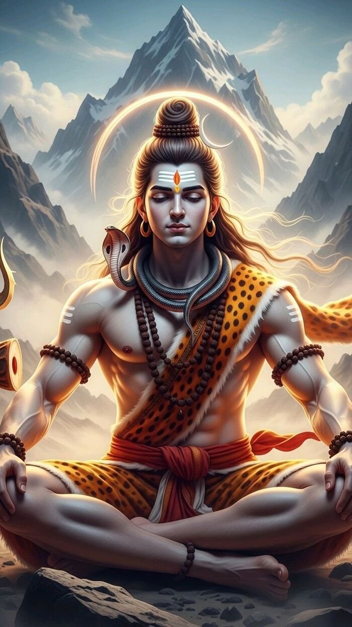 lord siva images traditional painting style