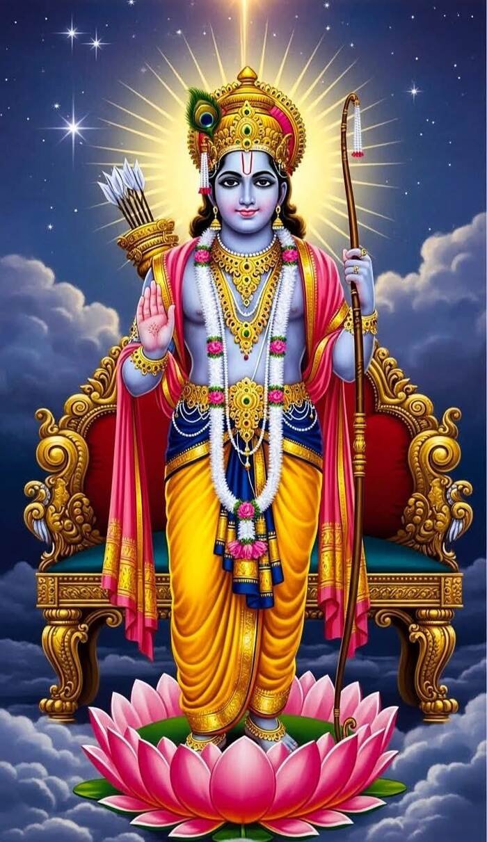 lord sri rama images digital painting