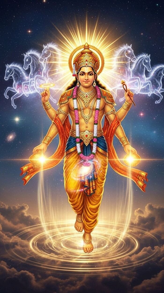 lord surya images golden sun background