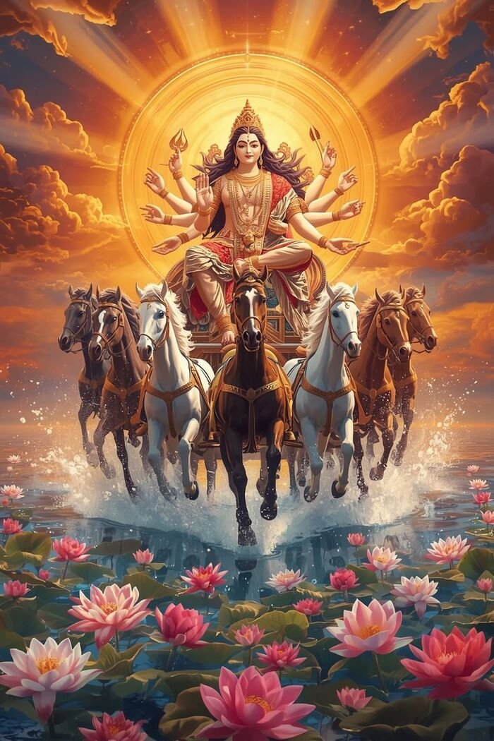 lord surya images sunrise aesthetic