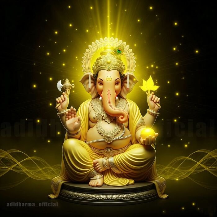 lord vinayaka images blessing pose