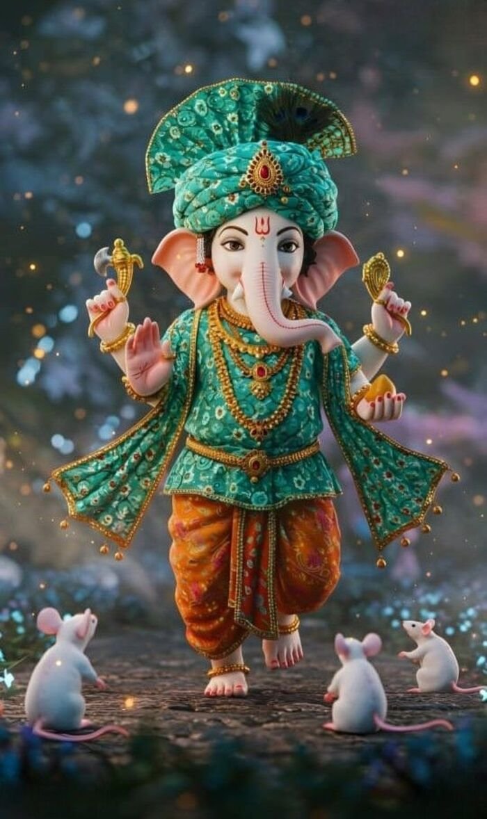 lord vishnu images 3d artistic render