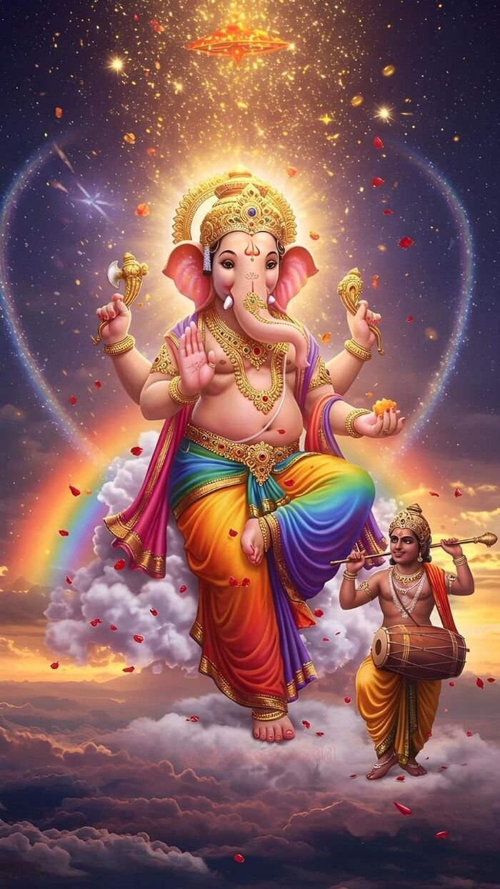 lord vishnu images 3d dark background