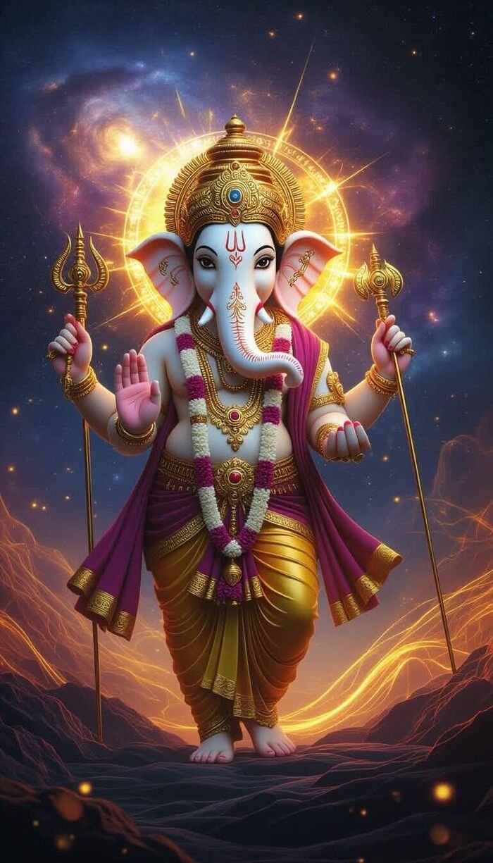 lord vishnu images 3d minimalist design