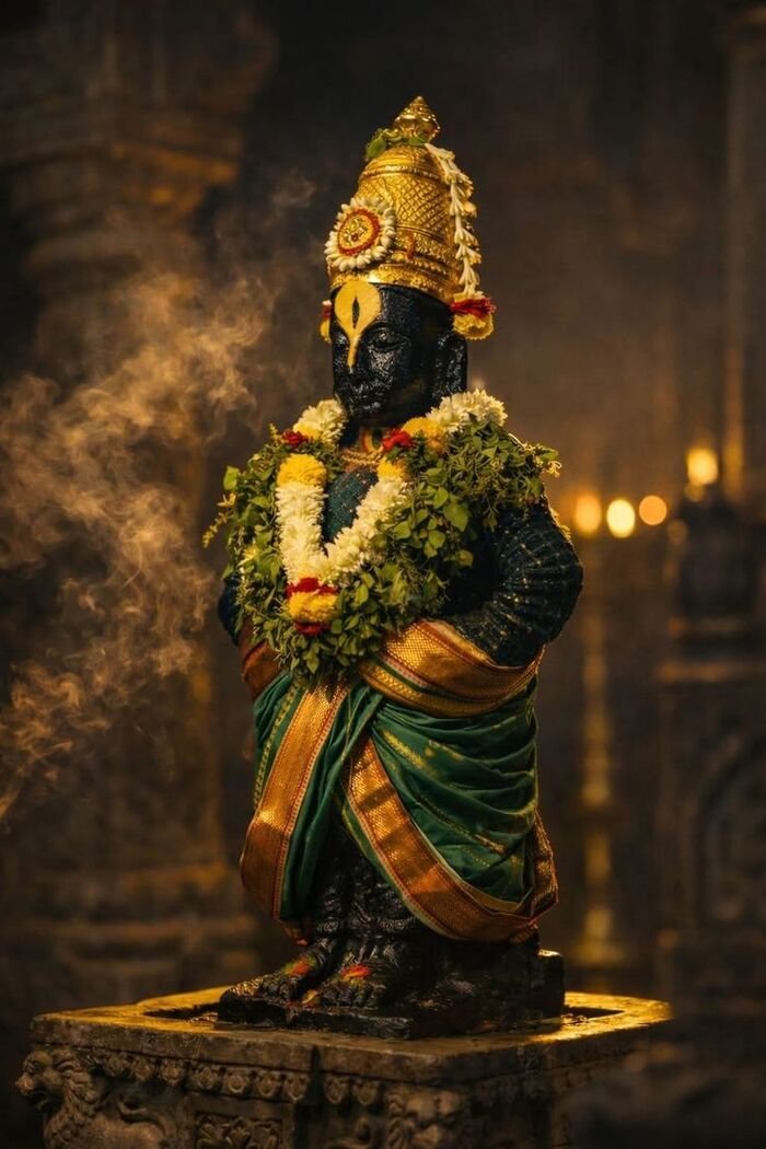lord vitthal images blessing pose