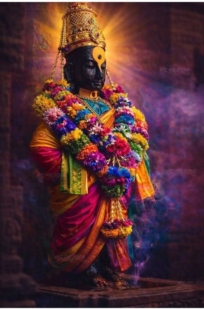 lord vitthal images cinematic lighting