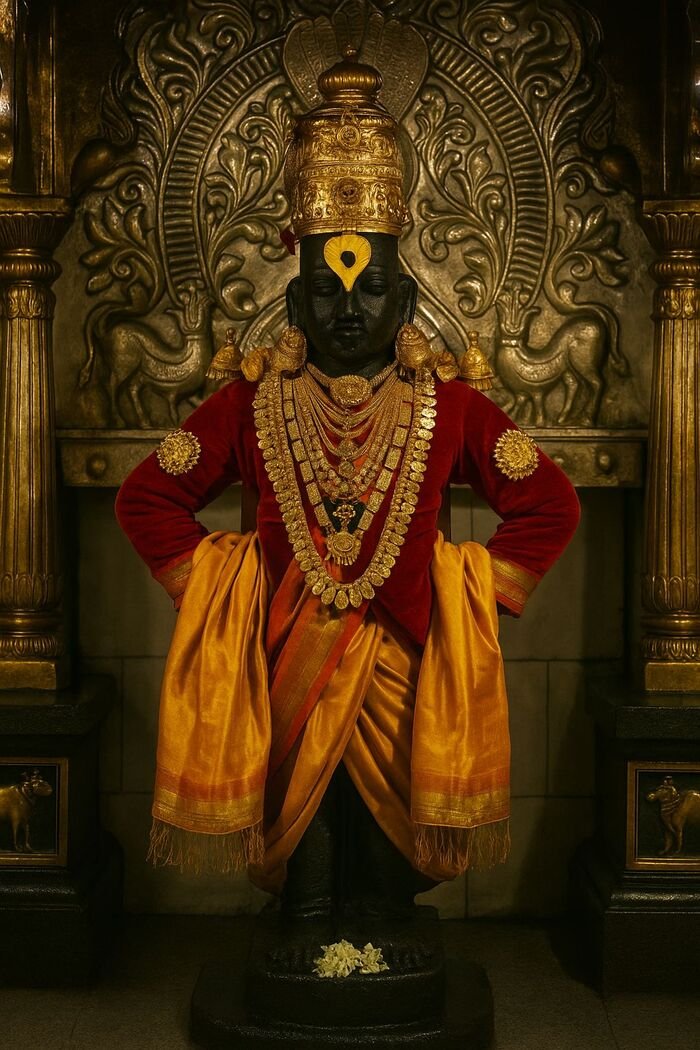 lord vitthal images colorful background
