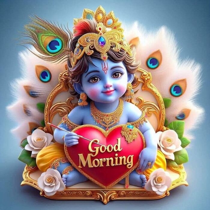 radhe radhe good morning image aesthetic look