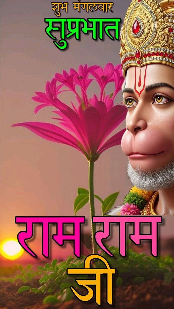 ram ram ji good morning image bright sky