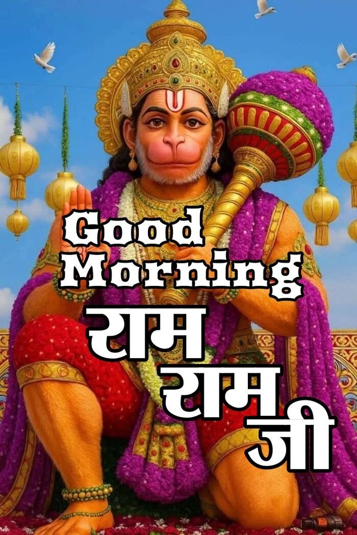 ram ram ji good morning image devotional theme