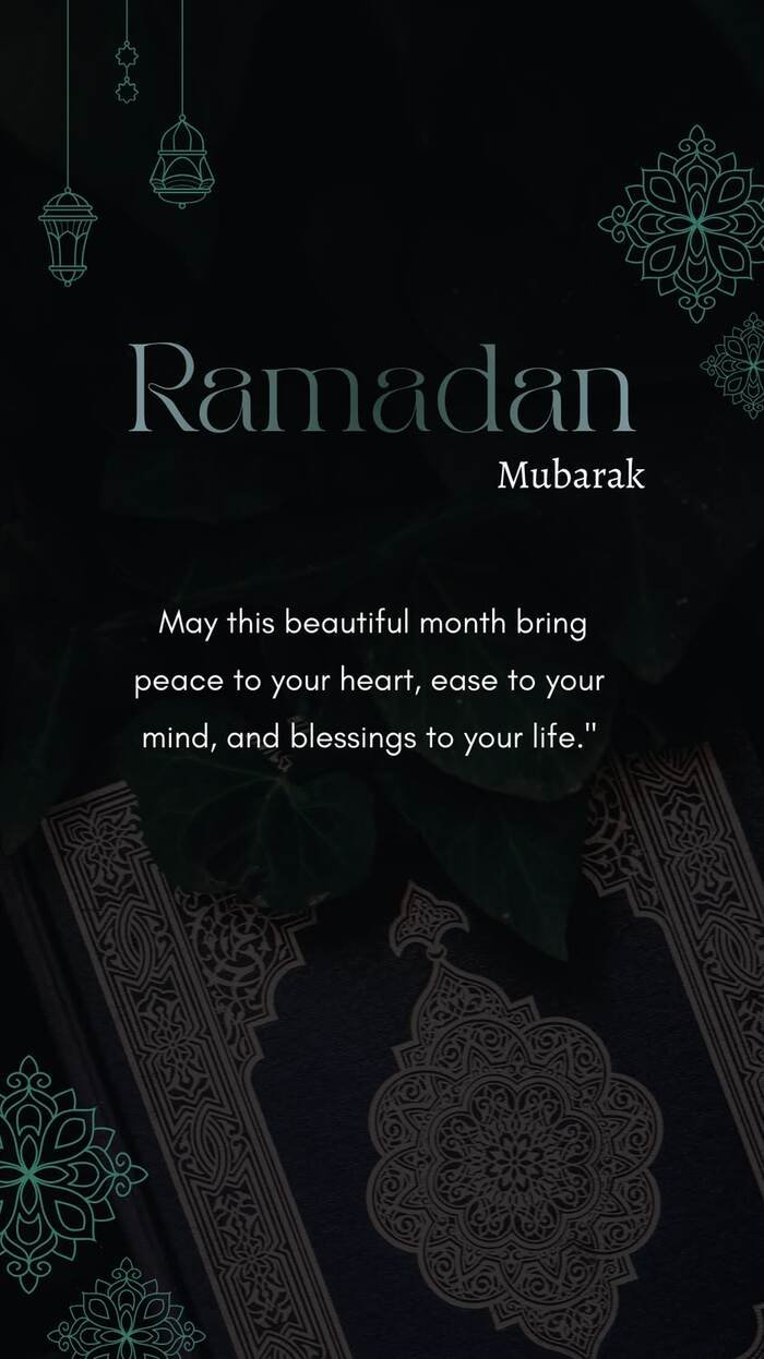 ramadan wishes images elegant typography