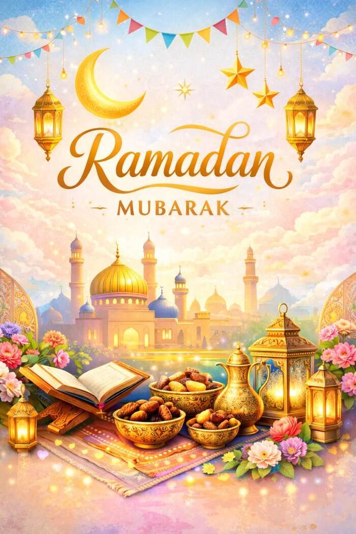 ramadan wishes images spiritual background