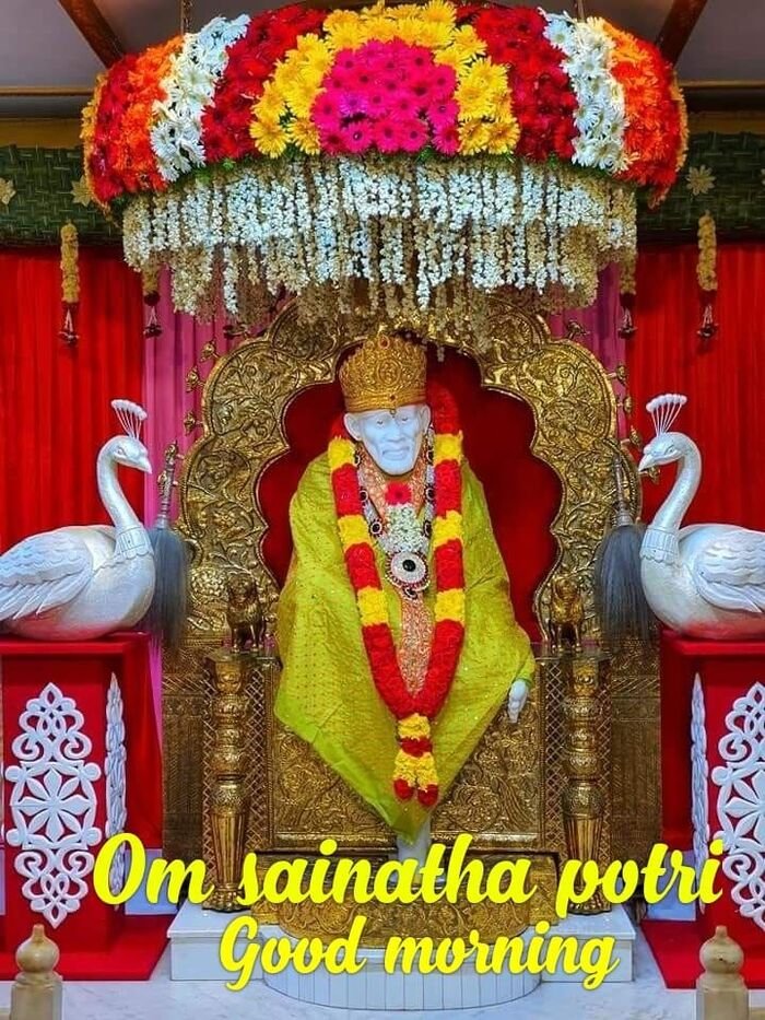 sai baba good morning images 4k ultra hd