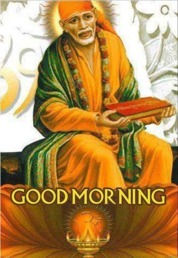 sai baba good morning images devotional theme
