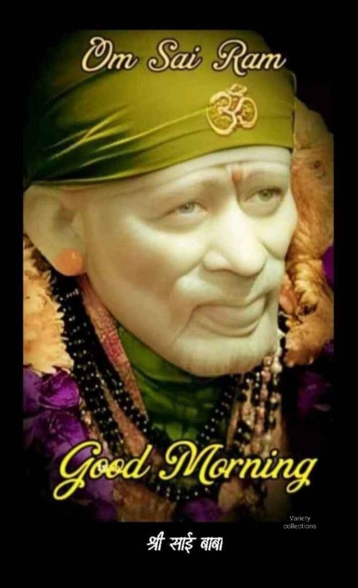 sai baba good morning images digital illustration