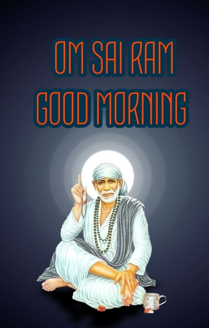 sai baba good morning images divine blessings