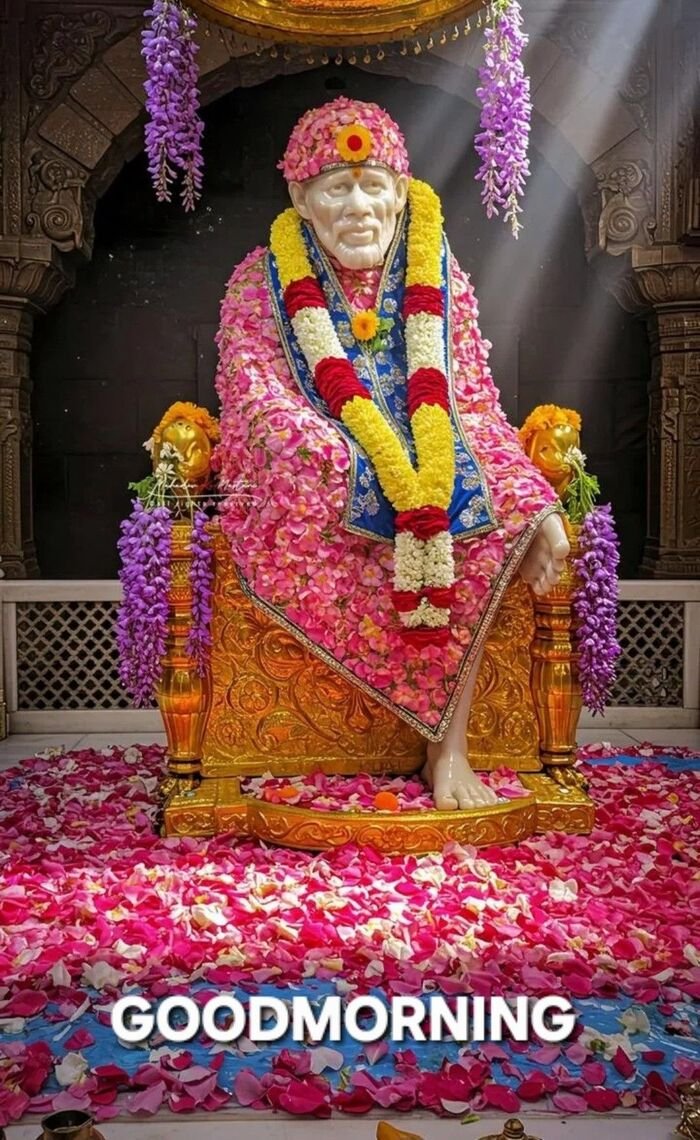 sai baba good morning images hd wallpaper