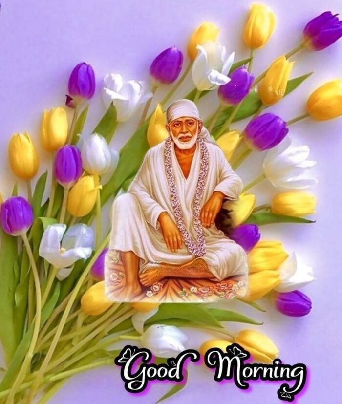 sai baba good morning images peaceful morning vibe