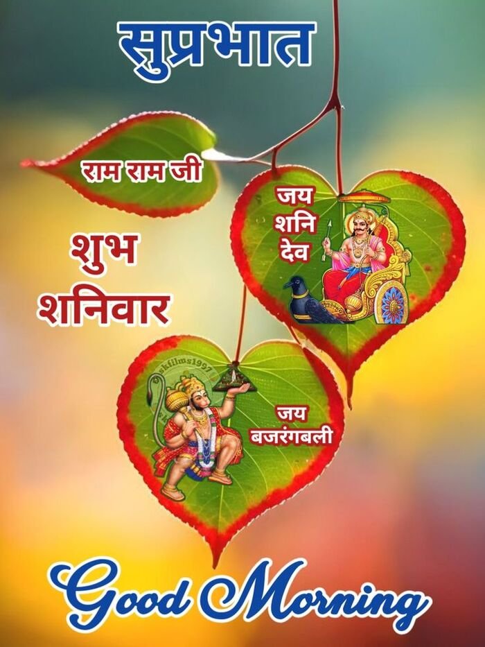 shani dev good morning image positive morning quote