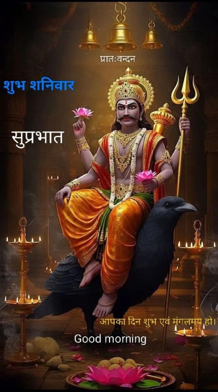 shani dev good morning image saturday special theme