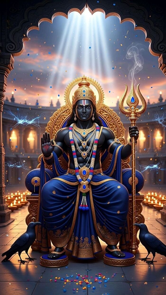 shani god images dark background aesthetics