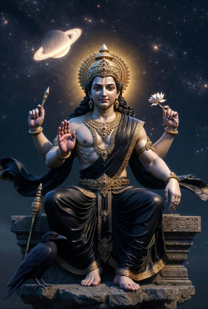 shani god images devotional theme