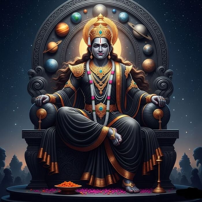 shani god images fantasy art style