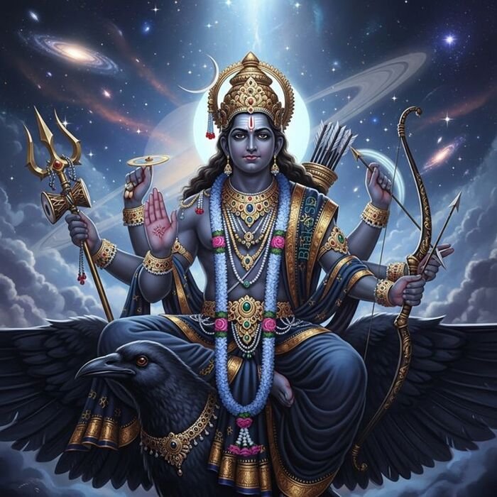 shani god images intense shadow effect