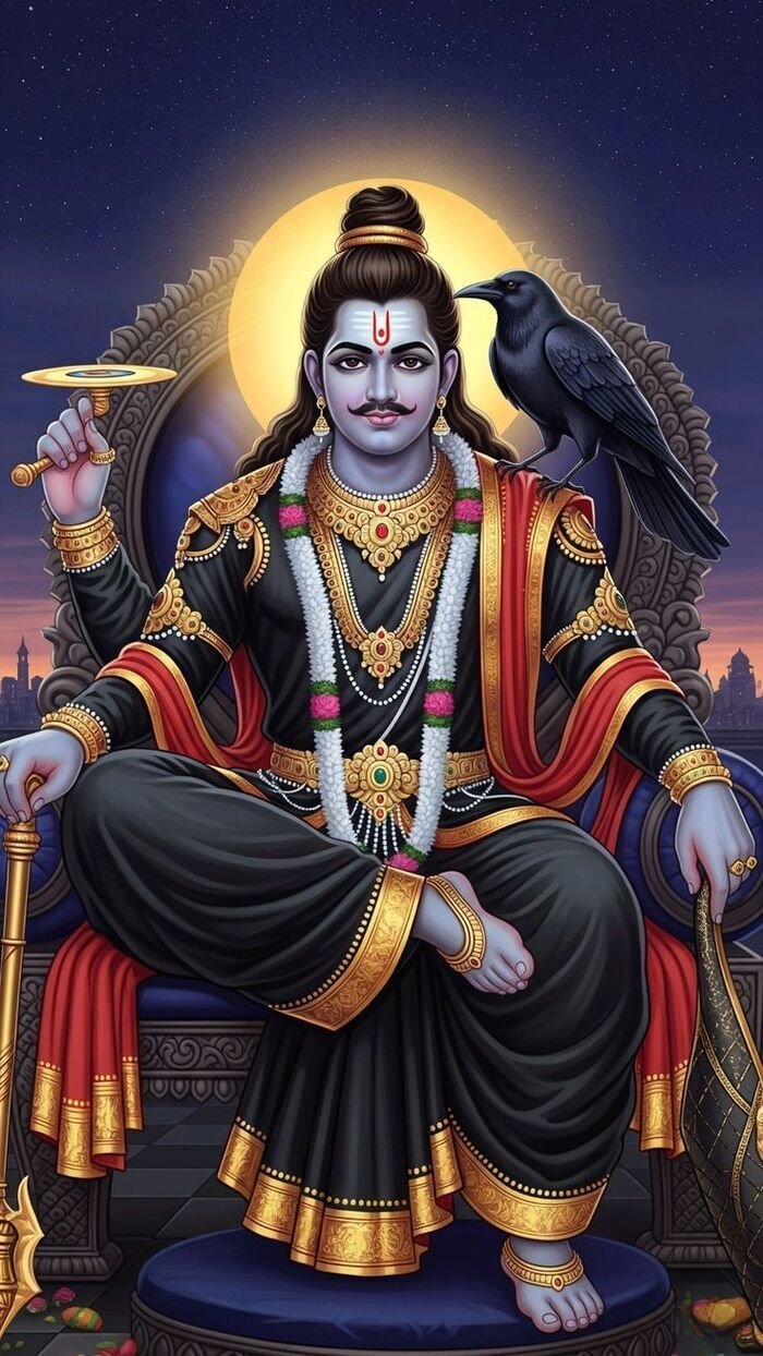 shani god images powerful look