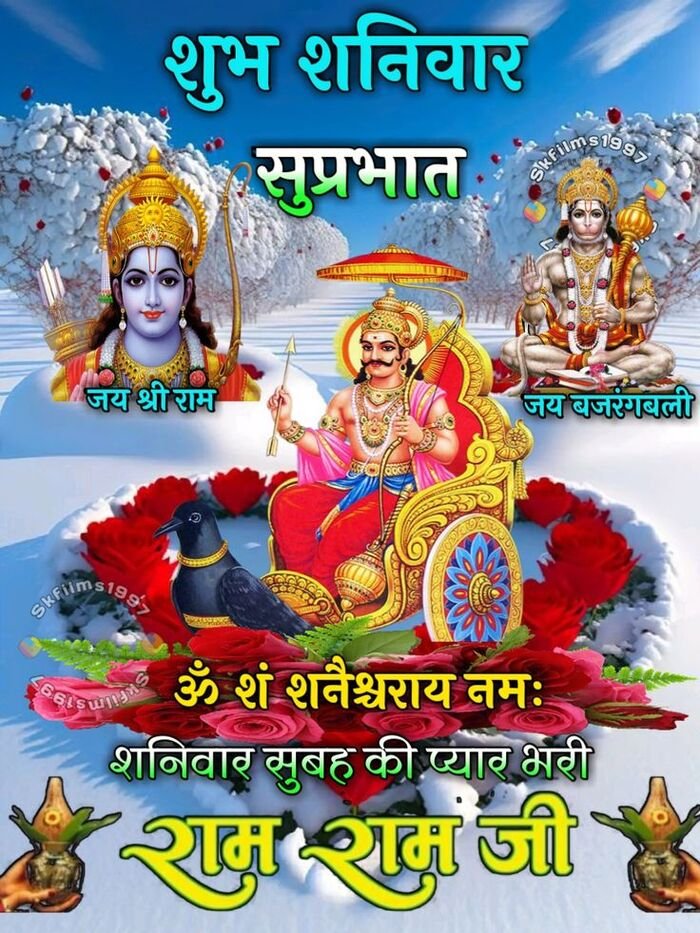 shaniwar good morning image golden light effect