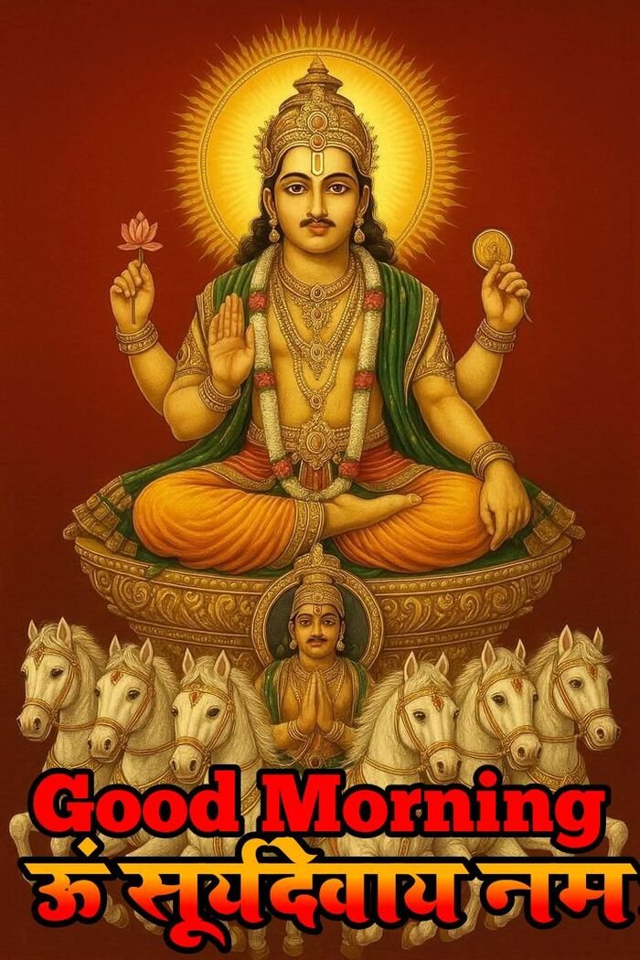 shubh ravivar good morning image bright sky aesthetic