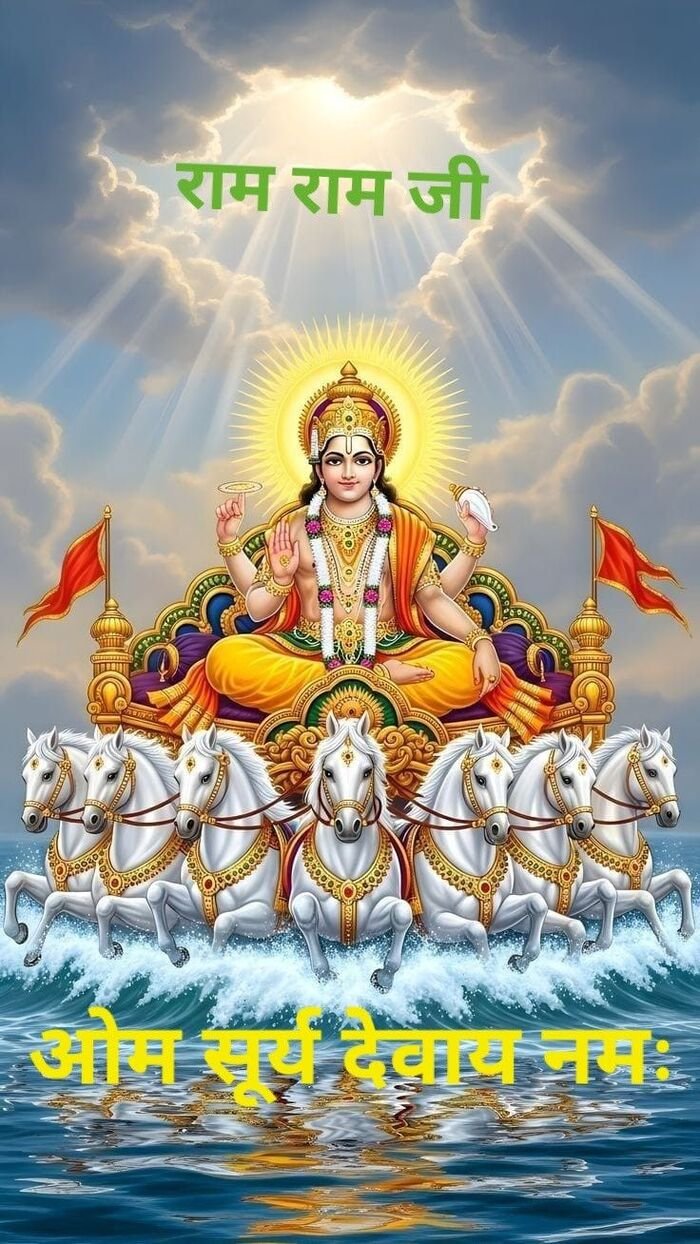 shubh ravivar good morning image for mobile wallpaper