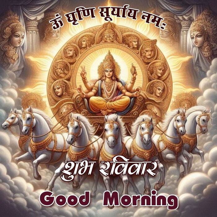 shubh ravivar good morning image poster