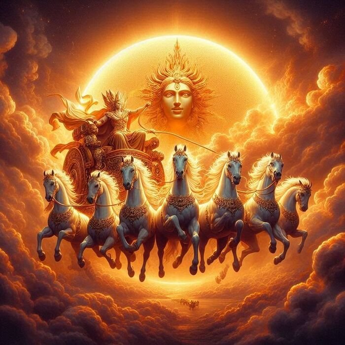 sun god images devotional theme