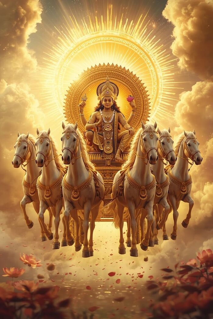 sun god images powerful form