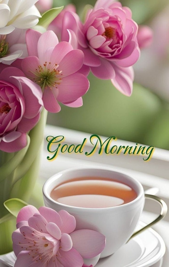 tea good morning images for whatsapp status