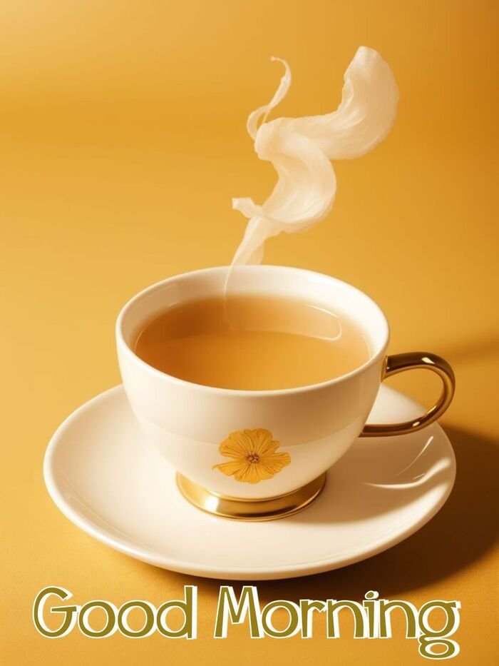 tea good morning images soft background blur